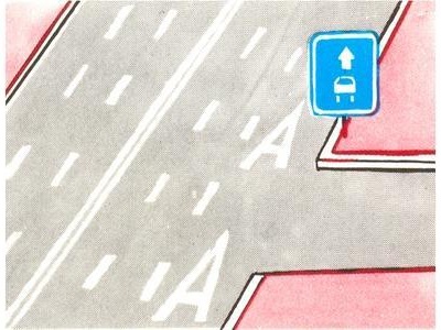 Из какой полосы следует выполнять поворот направо в указанной ситуации?