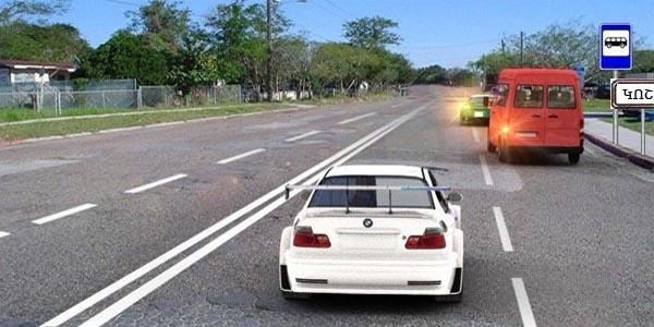 The driver of the white passenger car in this situation