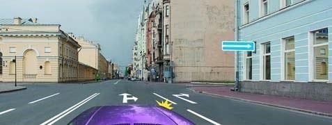 Обязан ли водитель перестроиться в правую полосу и только после этого выполнить поворот направо в данной ситуации
