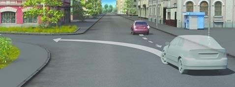 Is it permitted to correct one's route by reversing at an intersection accidentally passed through, and continue traveling in the direction we need?