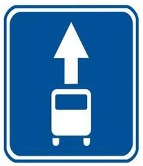 Is it allowed to enter the area marked with this sign when making a right turn?