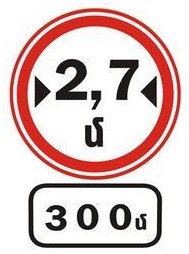 What does the sign below the sign indicate?