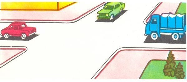 The second to drive through the intersection:.