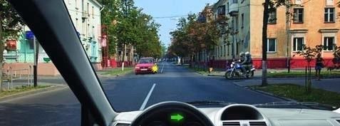 When turning right in this situation