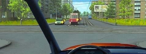 При проезде перекрёстка прямо водитель
