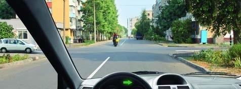 В данной ситуации правый поворот мы выполняем