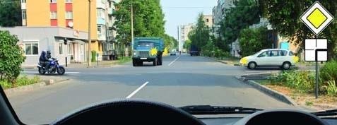 When driving straight you have to give to