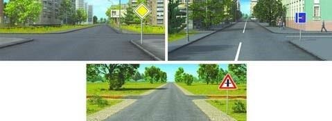 Which picture shows the highway?