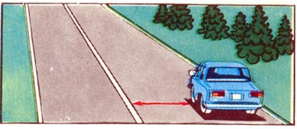 Stopping is prohibited if the distance between the solid line of the marking and the stopped vehicle is: