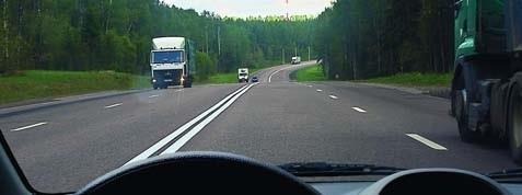 After overtaking the truck, is it permitted to continue travel in this lane?