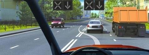 Driving on this track in such a situation is