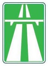 What is the maximum speed allowed for intercity buses on roads marked with this sign.