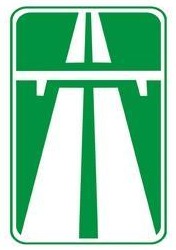 What is the maximum speed allowed for buses on road segments marked with this road sign?