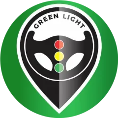 Логотип автошколы Green Light